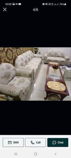 Sofa Set 6 seater just like new