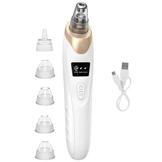 5 In 1 Electric Blackhead Acne Oil Remover Vacuum Suction Face Pore C 7