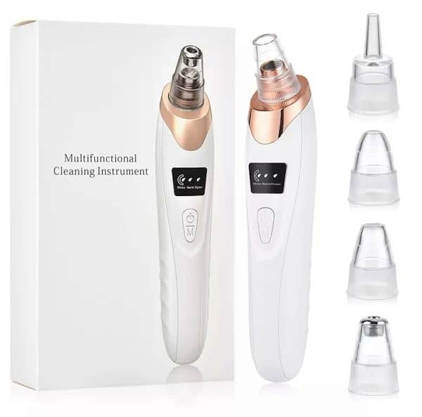 5 In 1 Electric Blackhead Acne Oil Remover Vacuum Suction Face Pore C 8