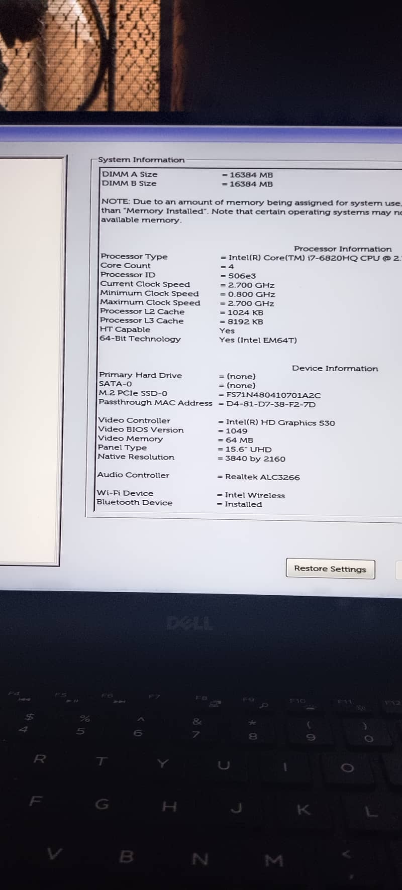 Dell workstation laptop precision 5510 i7 Touch Screen, 32gb Ram 17