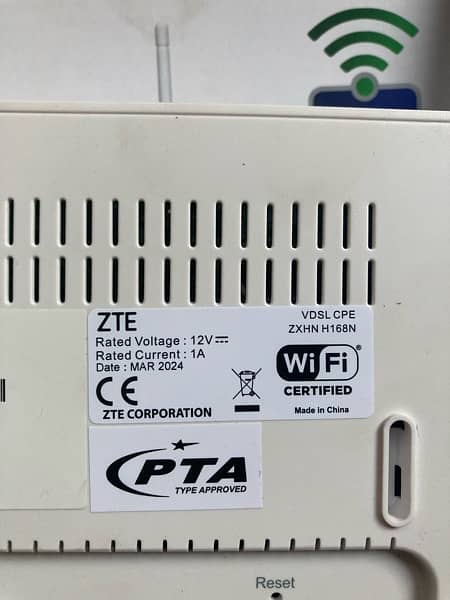 PTCL ZTE router/modem untouch new 3