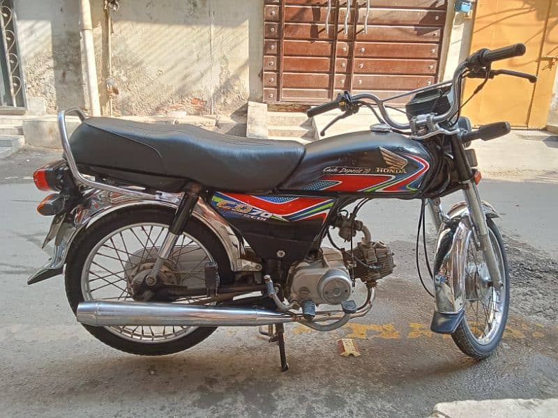 Honda CD 70 2018 model like new condition 2