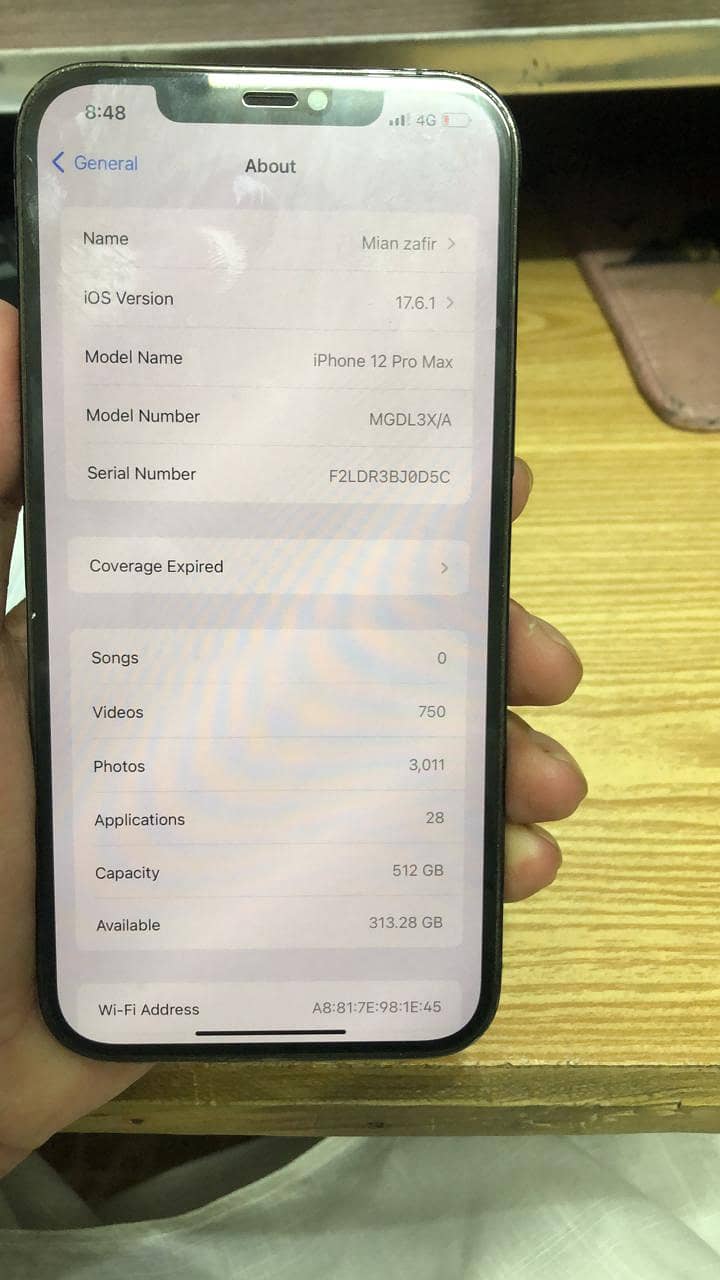 iphone 12 pro max 512/gb PTA Approved 4