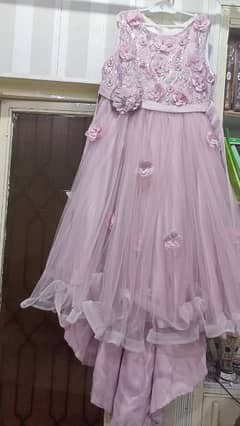 pink Cinderella tail frock 0