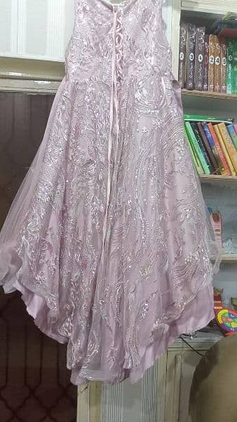 pink Cinderella tail frock 2