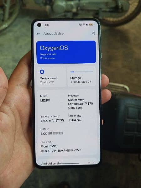 OnePlus 9R non pta 0