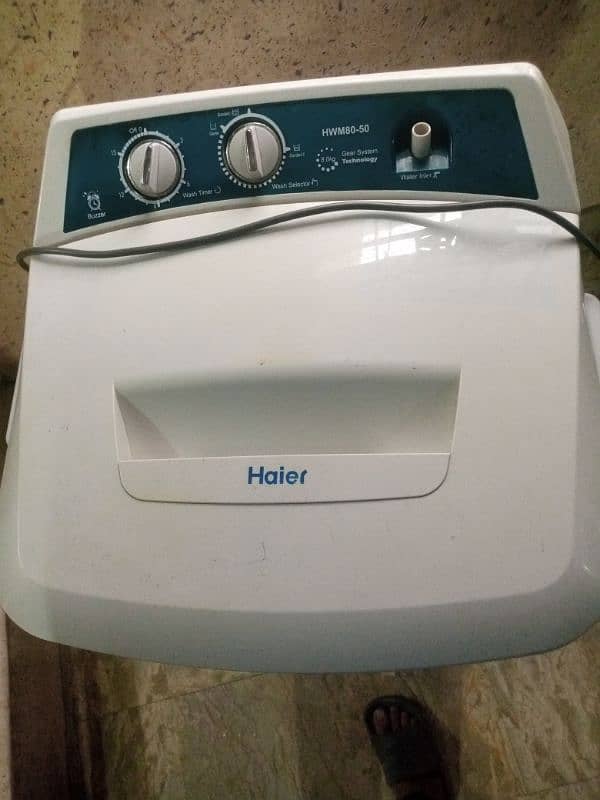 Haier washing machine 4