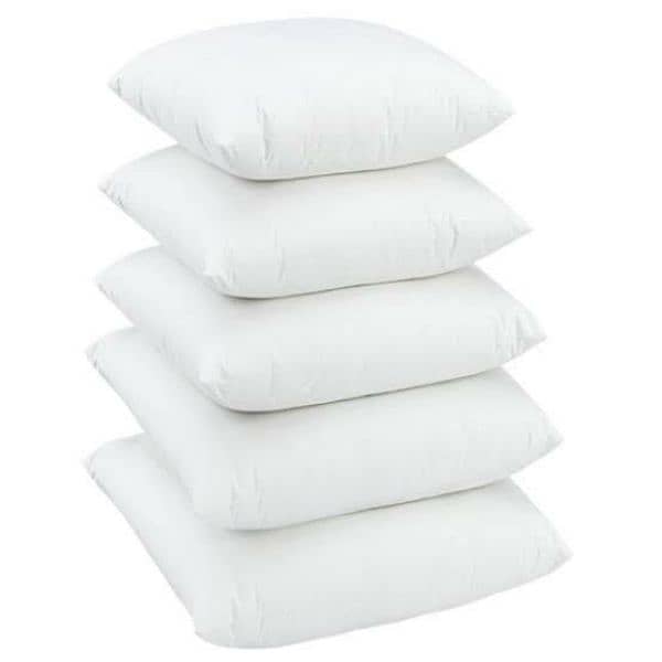 5 pcs white polyester cushions Fillings 3