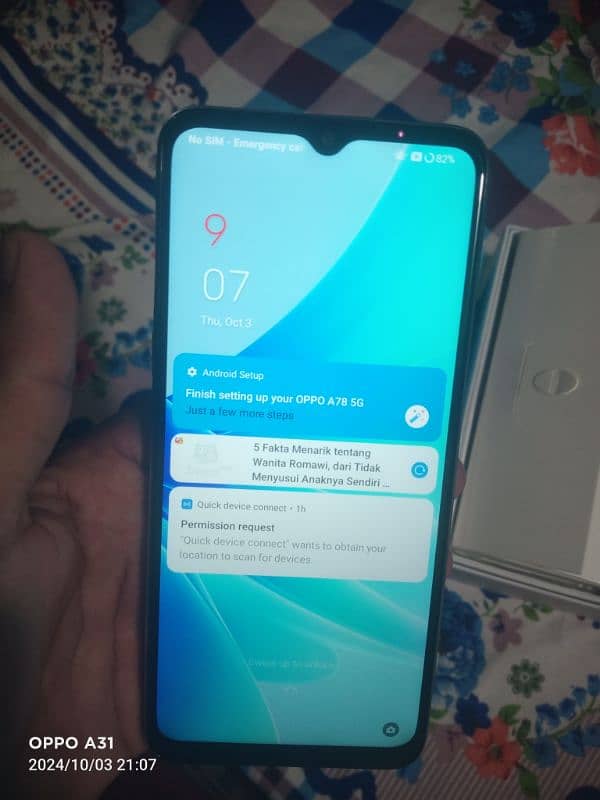 oppo A78 8 Ram Rom 256 5