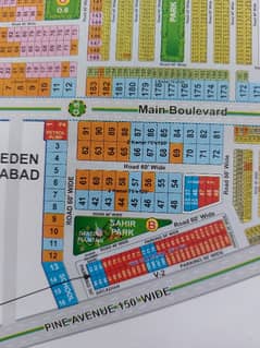 11-MARLA COMMERCIAL PLOT FOR SALE ON MAIN BOULEVARD 0