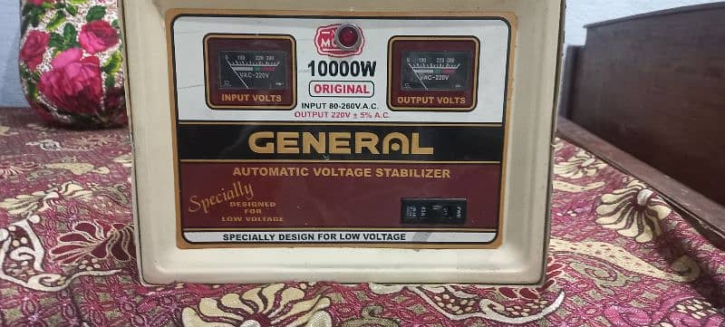 GENERAL Automatic Voltage Stablizer 10,000 watt pure copper 0