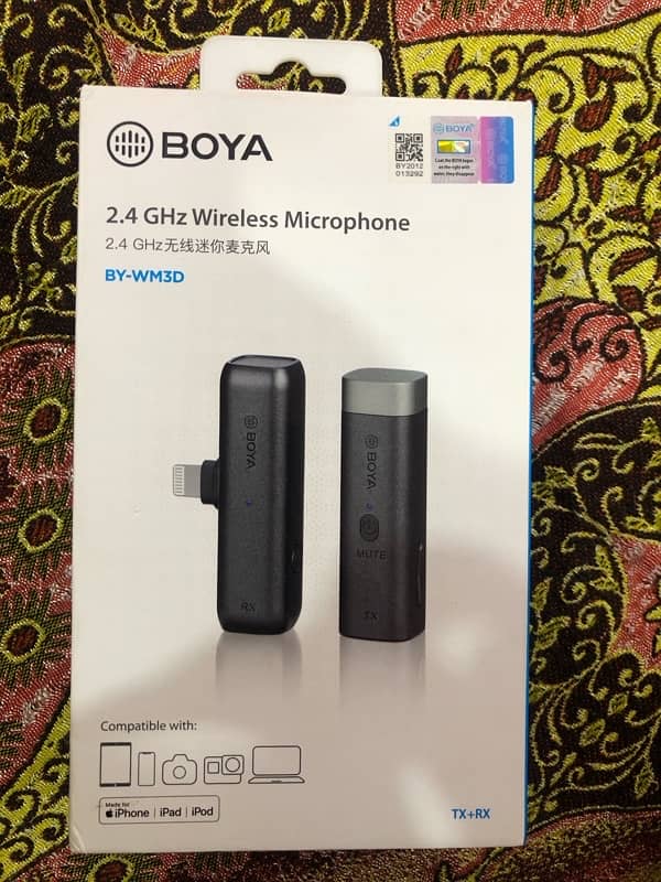 BOYA WIRELESS MIC URGENT SALE 4