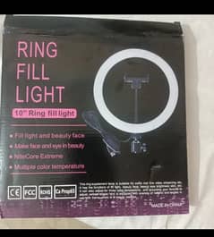 26cm Ring Light With Mobile Holder With 7Feet Tripod Stand