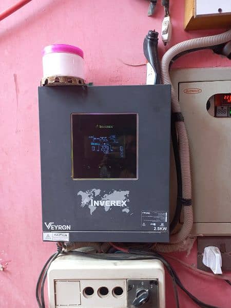 2.5 kv inverex inverter 4solar plate 2×504 2×545 0