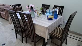 6 Chair Dinning Table