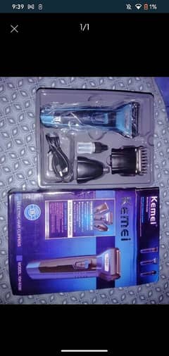 Shaving Machine Km-6330 3 In Rechargeable Removal machine for men