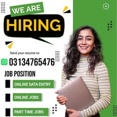 Online Job/Full-Time/Part Time/Home Base Job, Boys and Girls Apply