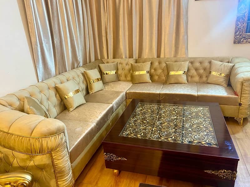 Few months used 7,seater Lshape corner sofa excellent condition 2