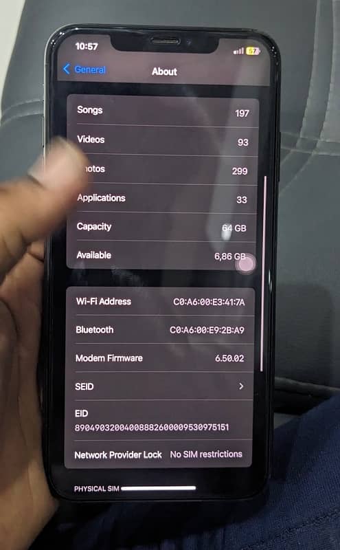 iphone xsmax dual sim pta approved 8