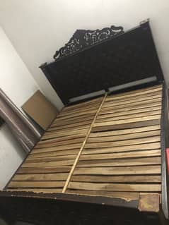 King Size Bed (Brown Color)