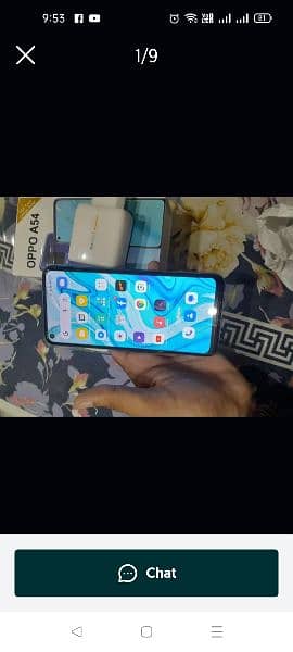 oppo a54 box chrgr no open 128gb 0