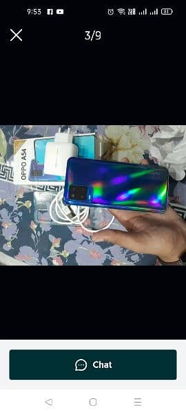 oppo a54 box chrgr no open 128gb 1