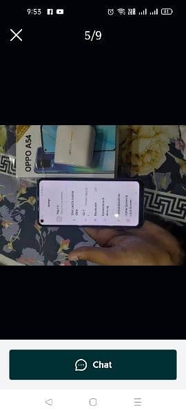 oppo a54 box chrgr no open 128gb 4