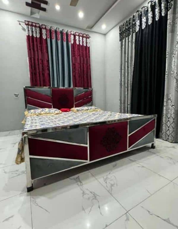 Stainless Steel Bed/ Double Bed / Single Bed/Bed set/Furniture 14