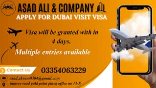 Dubai Visit Visa| Visa Service |Dubai Visa Service In Lahore