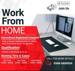 part time, full time, Home based online jobs