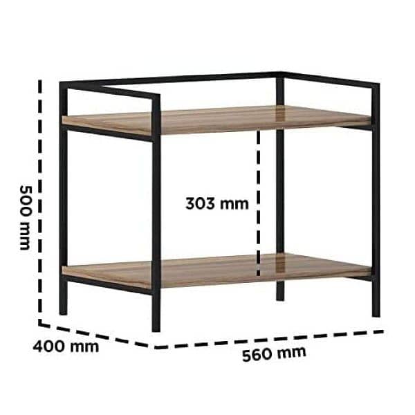 2 Layers Oven Stand Rack 2