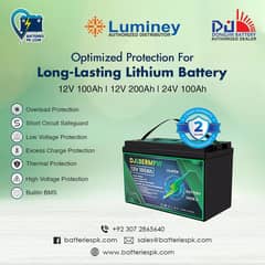 DONGJIN floor mounted lithium battery 12V100ah