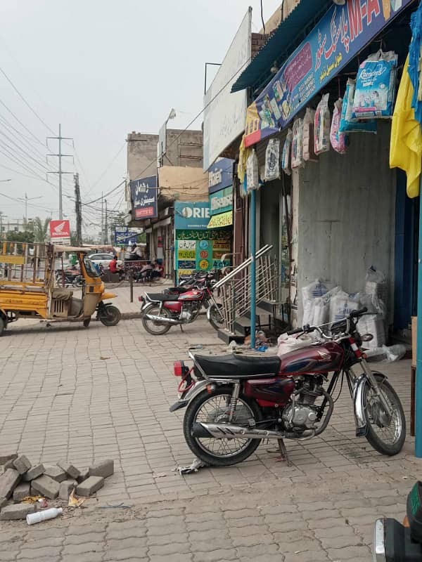 ground hall Shop for rent in johar town for pharmacy shop suiteable point very rushing area near hospital and checkup clinic calme urgent bonking 1