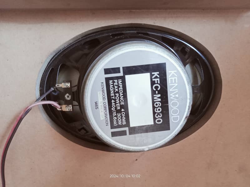 Kenwood Car Speakers x total 4 12