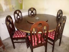 6 Seater dining table/ Wooden dining table/ Luxury dining