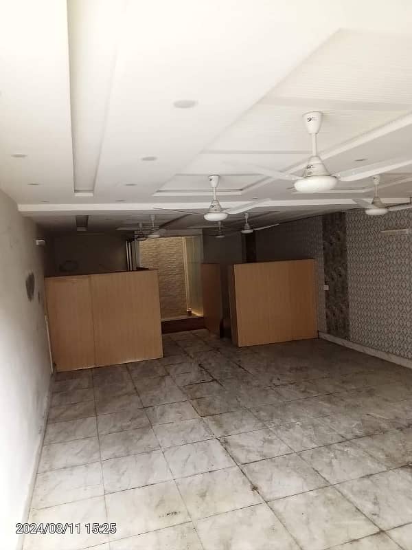 hall shop for rent in johar town for pharmacy and clinic suitable point in johar town best point near a big school and society gate and main road rushing area 24 hour 2