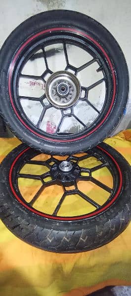 Alloy Rim With Tubeless Tires 1