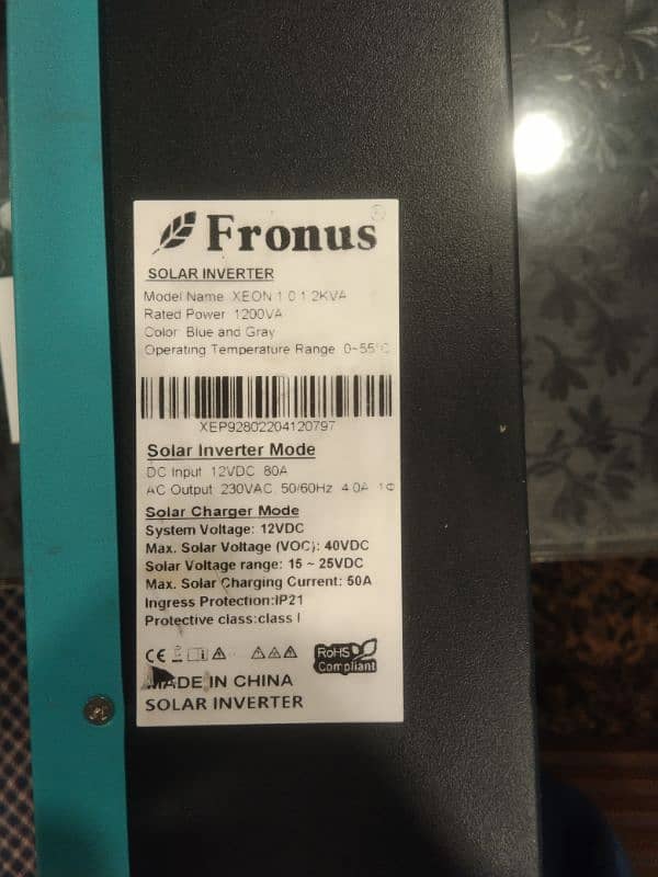 Fronus 1.2kva 2