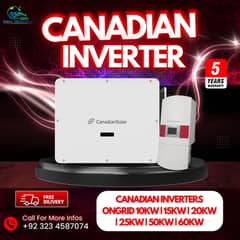 Canadian Solar Inverters | Ongrid | 10KW | 15KW | 20KW | 25KW | 50KW