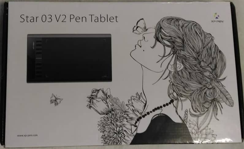 XP-PEN Star03 v2 Drawing Tablet 12 inch with 8 Hot Keys, Battery-free 0