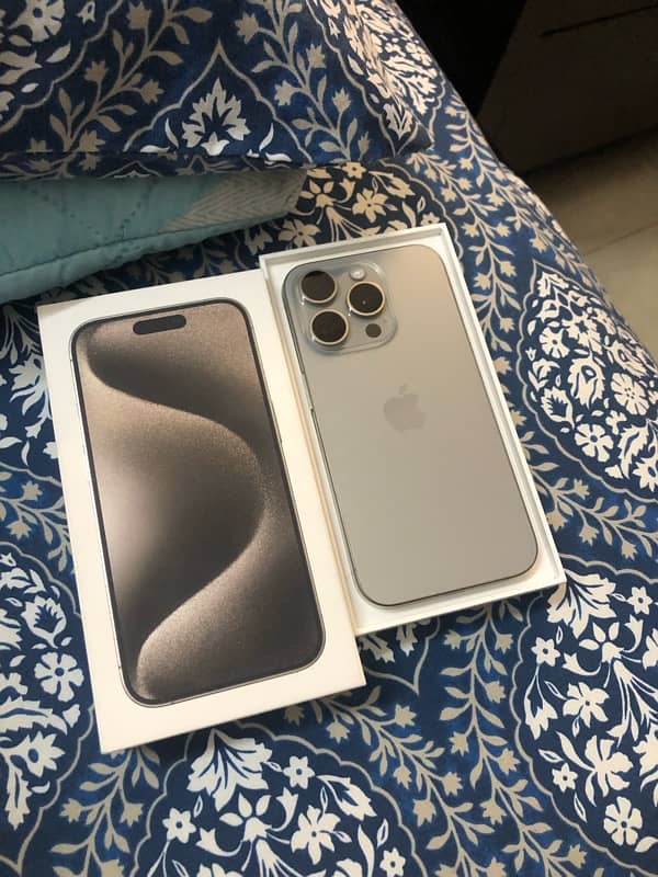 iPhone 15pro 256gb PTA Approy 7