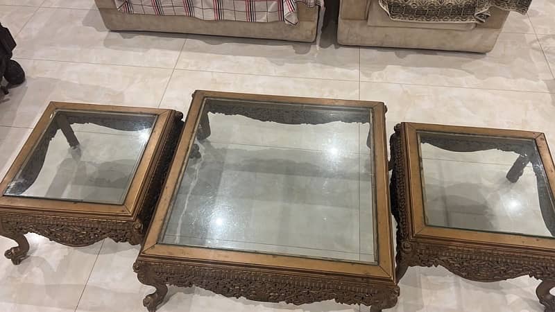 chinyoti solid centre tables for sale 3 tables 0