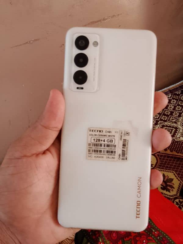 tecno camon 18t 4 128 with box finger field he updet ke bad 1