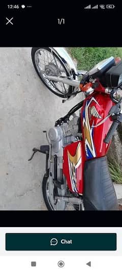 Honda CG 125 model 2020 for urgent sale