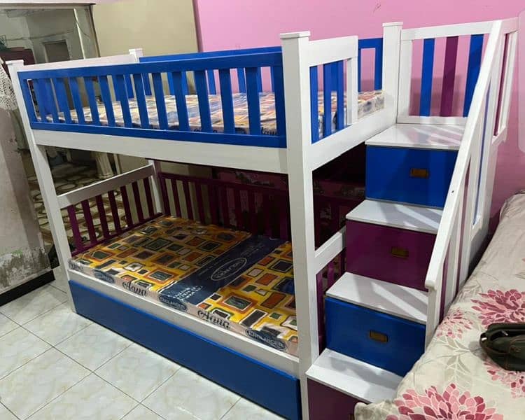 bunker bed for 3 to 4 child 4