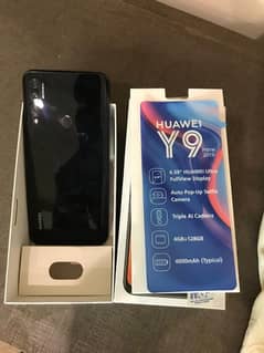 huawei y9 prime like brand new condition with box charge