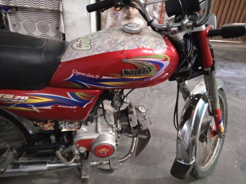 Urgent Sale united 70 cc 2