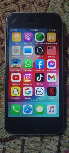 Iphone 5s pubg n all apps working non pta all original finger print OK