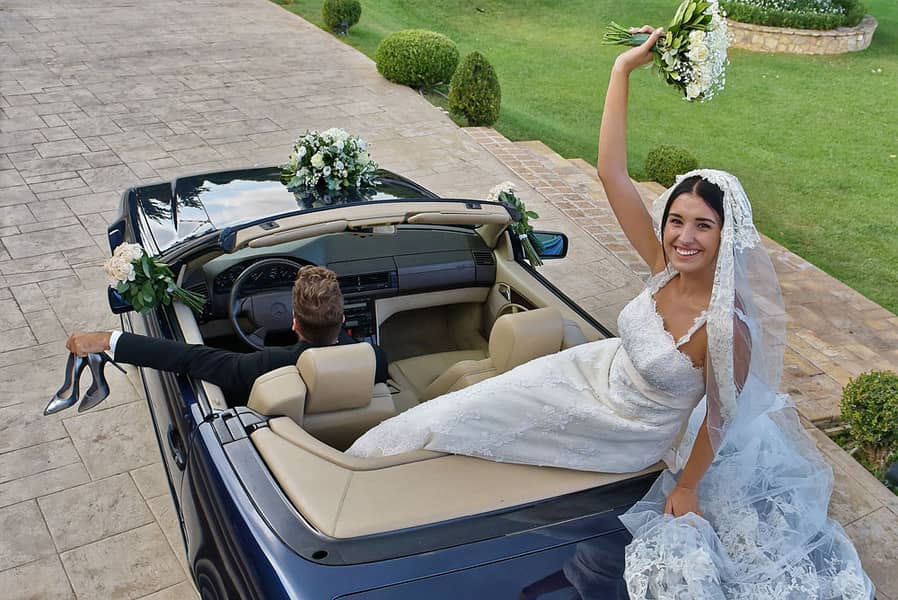 Luxury Wedding Car Rental Mercedes Convertible - Lahore only 4