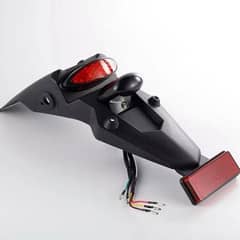 Universal Derbi Style Rear Mudguard With Break Lamp